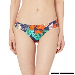 Hobie Women's Skimpy Hipster Bikini Swimsuit Bottom Navy  Hibiscus Jungle B07H2DGQS4